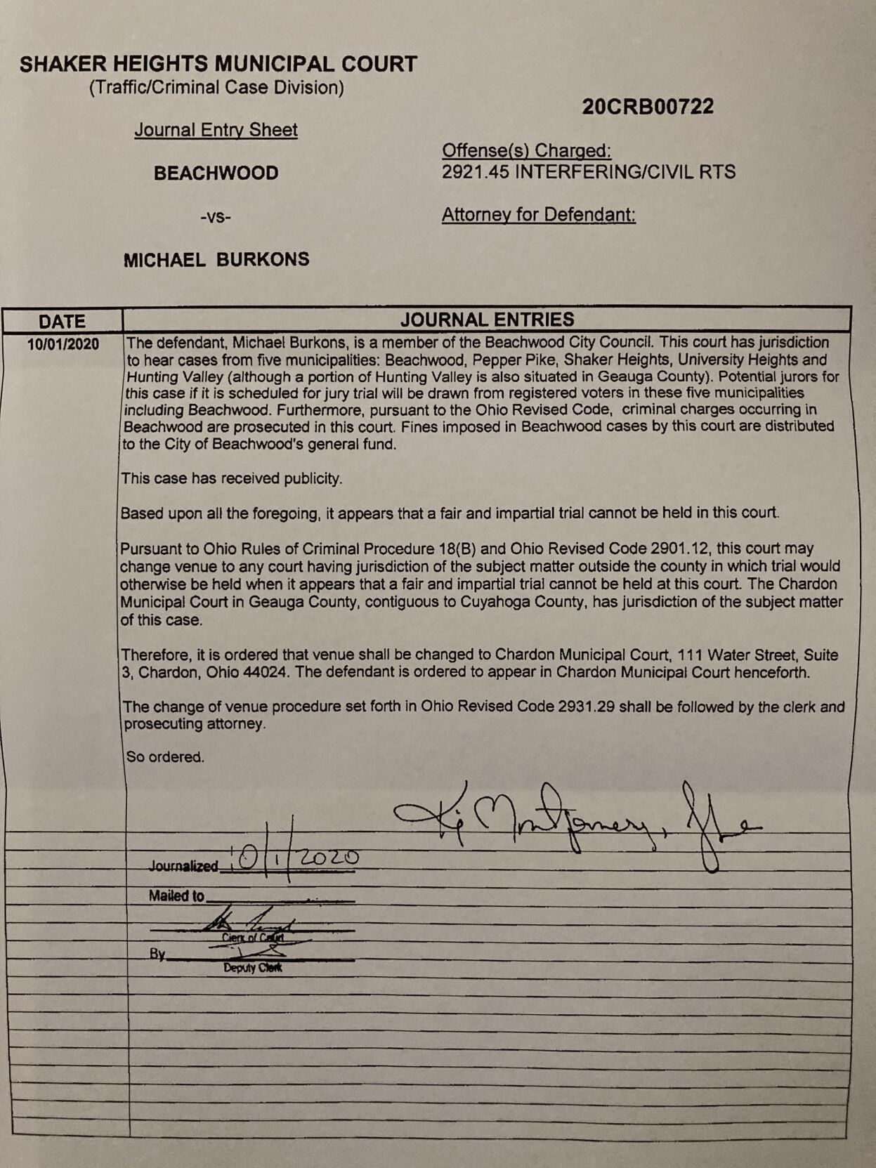 Burkons criminal case